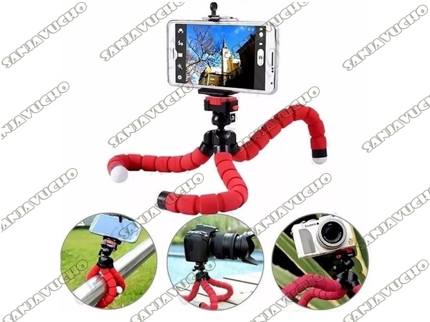 &u+ TRIPODE FLEXIBLE SELFIE PARA CELULAR 1,4 MTS (3366)